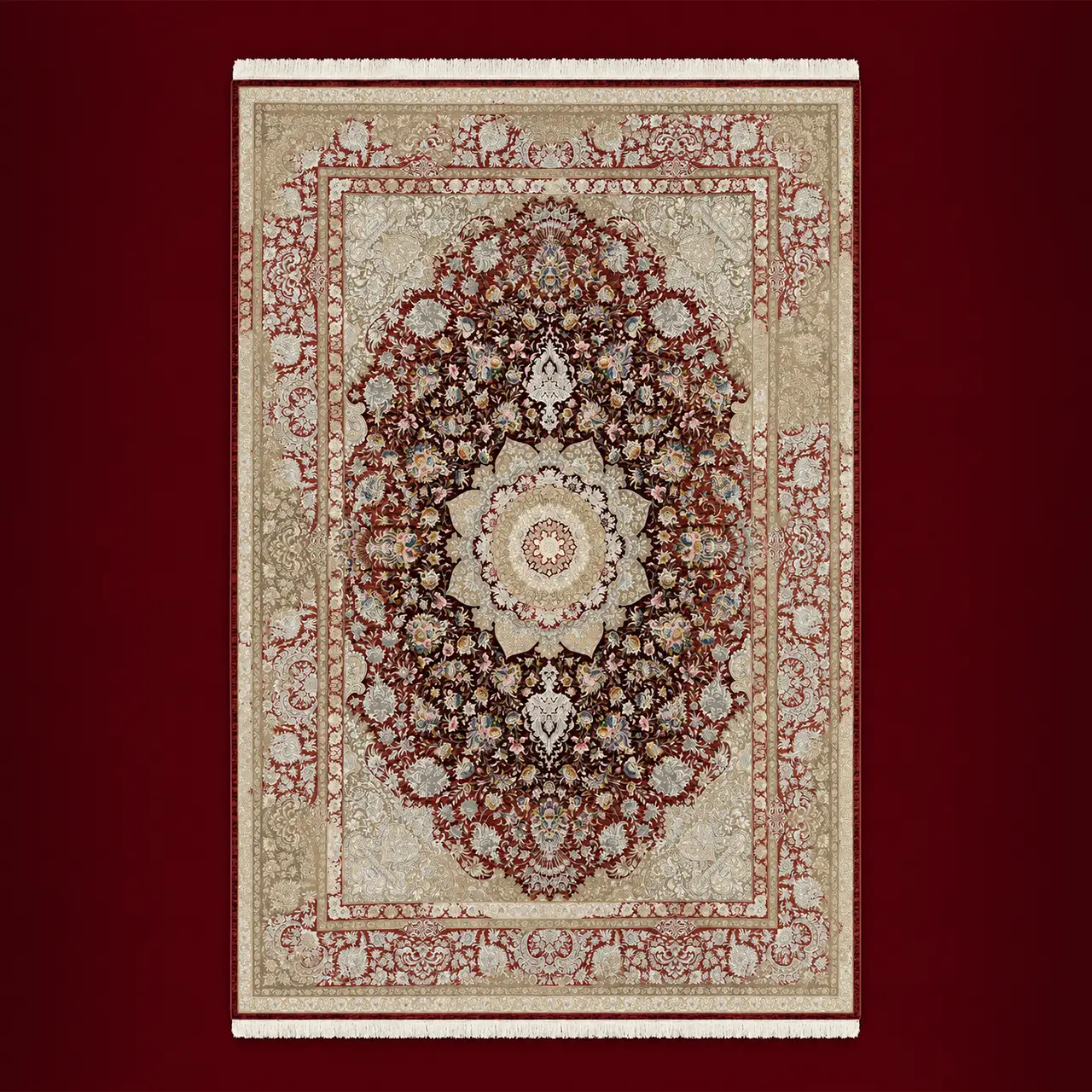 فرش 9 متری 1200شانه ستاره کویریزد L51